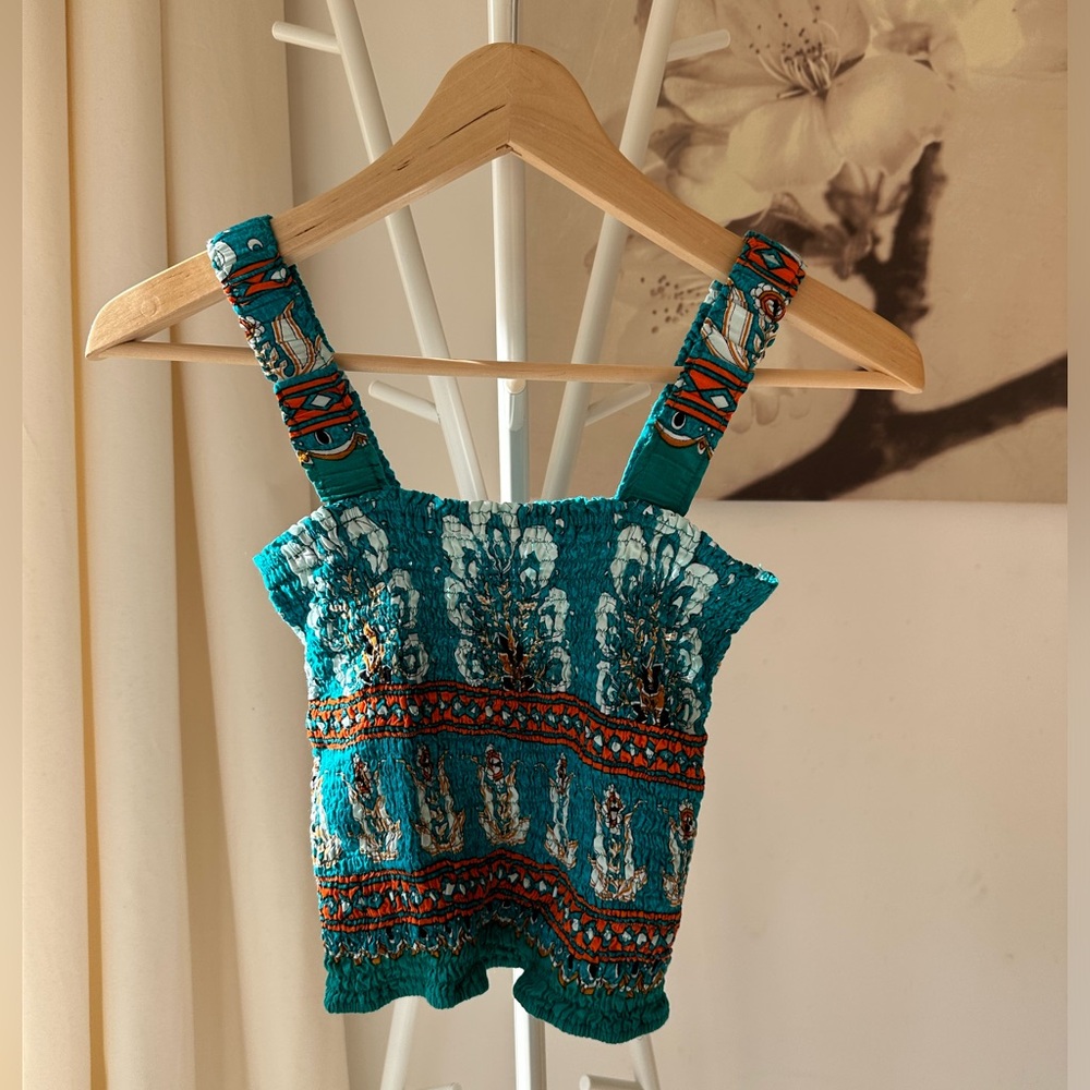 Vintage Cropped Tank Top